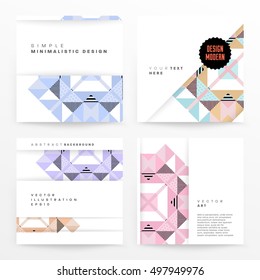 Plantilla de fondo geométrico para cubiertas, volantes, pancartas, carteles y carteles, puede utilizarse para presentaciones y portadas de libros, ilustración vectorial EPS10