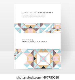 Plantilla de fondo geométrico para cubiertas, volantes, pancartas, carteles y carteles, puede utilizarse para presentaciones y portadas de libros, ilustración vectorial EPS10