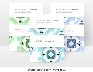 Geometric background Template for covers, flyers, banners, posters and placards, may be used for presentations and book covers, EPS10 vector illustration