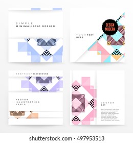 Geometric background Template for covers, flyers, banners, posters and placards, may be used for presentations and book covers, EPS10 vector illustration