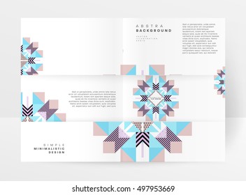 Geometric background Template for covers, flyers, banners, posters and placards, may be used for presentations and book covers, EPS10 vector illustration