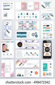 Geometrischer Hintergrund Vorlage für Cover, Flyer, Banner, Poster und Plakate, kann für Präsentationen und Buchumschläge, EPS10 Vektorgrafik, verwendet werden