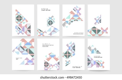 Plantilla de fondo geométrico para cubiertas, volantes, pancartas, carteles y carteles, puede utilizarse para presentaciones y portadas de libros, ilustración vectorial EPS10