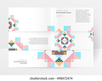 Geometric background Template for covers, flyers, banners, posters and placards, may be used for presentations and book covers, EPS10 vector illustration