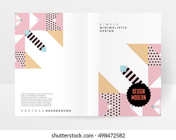 Geometric background Template for covers, flyers, banners, posters and placards, may be used for presentations and book covers, EPS10 vector illustration