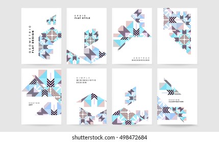 Geometric background Template for covers, flyers, banners, posters and placards, may be used for presentations and book covers, EPS10 vector illustration
