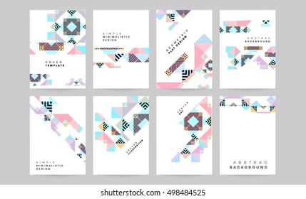 Geometric background Template for covers, flyers, banners, posters and placards, may be used for presentations and book covers, EPS10 vector illustration