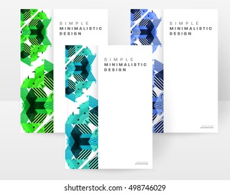 Plantilla de fondo geométrico para cubiertas, volantes, pancartas, carteles y carteles, puede utilizarse para presentaciones y portadas de libros, ilustración vectorial EPS10
