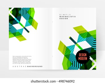 Plantilla de fondo geométrico para cubiertas, volantes, pancartas, carteles y carteles, puede utilizarse para presentaciones y portadas de libros, ilustración vectorial EPS10