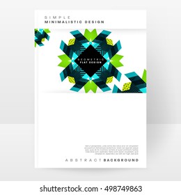 Geometric background Template for covers, flyers, banners, posters and placards, may be used for presentations and book covers, EPS10 vector illustration