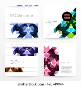 Geometric background Template for covers, flyers, banners, posters and placards, may be used for presentations and book covers, EPS10 vector illustration