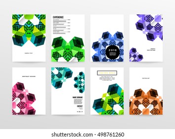 Geometric background Template for covers, flyers, banners, posters and placards, may be used for presentations and book covers, EPS10 vector illustration
