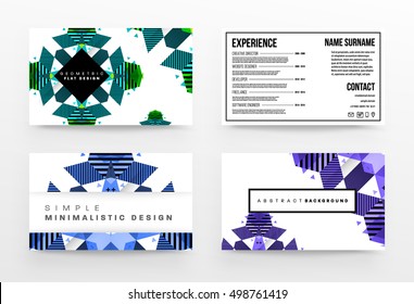 Geometric background Template for covers, flyers, banners, posters and placards, may be used for presentations and book covers, EPS10 vector illustration