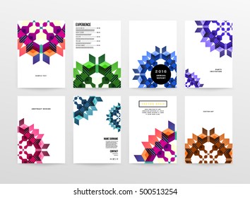 Geometric background Template for covers, flyers, banners, posters and placards, may be used for presentations and book covers, EPS10 vector illustration