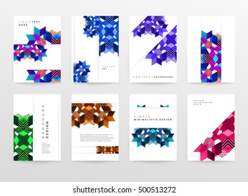 Plantilla de fondo geométrico para cubiertas, volantes, pancartas, carteles y carteles, puede utilizarse para presentaciones y portadas de libros, ilustración vectorial EPS10
