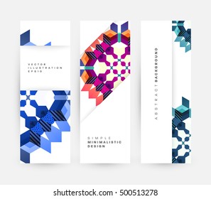 Geometric background Template for covers, flyers, banners, posters and placards, may be used for presentations and book covers, EPS10 vector illustration