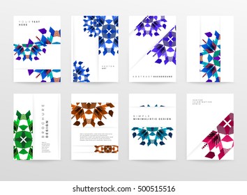 Geometric background Template for covers, flyers, banners, posters and placards, may be used for presentations and book covers, EPS10 vector illustration