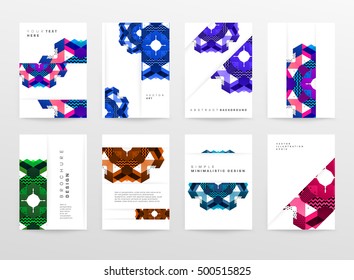 Geometric background Template for covers, flyers, banners, posters and placards, may be used for presentations and book covers, EPS10 vector illustration