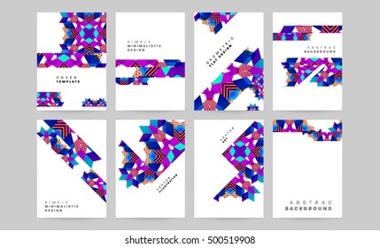 Geometric background Template for covers, flyers, banners, posters and placards, may be used for presentations and book covers, EPS10 vector illustration