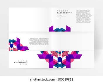 Geometric background Template for covers, flyers, banners, posters and placards, may be used for presentations and book covers, EPS10 vector illustration