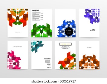 Geometric background Template for covers, flyers, banners, posters and placards, may be used for presentations and book covers, EPS10 vector illustration