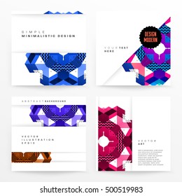 Geometric background Template for covers, flyers, banners, posters and placards, may be used for presentations and book covers, EPS10 vector illustration