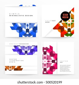 Plantilla de fondo geométrico para cubiertas, volantes, pancartas, carteles y carteles, puede utilizarse para presentaciones y portadas de libros, ilustración vectorial EPS10