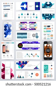 Geometric background Template for covers, flyers, banners, posters and placards, may be used for presentations and book covers, EPS10 vector illustration