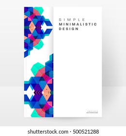 Geometric background Template for covers, flyers, banners, posters and placards, may be used for presentations and book covers, EPS10 vector illustration