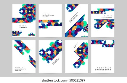 Geometric background Template for covers, flyers, banners, posters and placards, may be used for presentations and book covers, EPS10 vector illustration