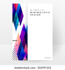 Geometric background Template for covers, flyers, banners, posters and placards, may be used for presentations and book covers, EPS10 vector illustration