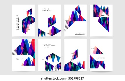 Geometric background Template for covers, flyers, banners, posters and placards, may be used for presentations and book covers, EPS10 vector illustration