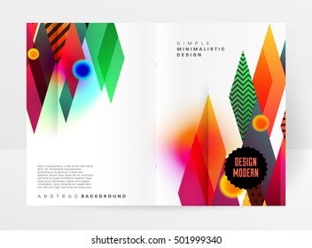 Geometric background Template for covers, flyers, banners, posters and placards, may be used for presentations and book covers, EPS10 vector illustration