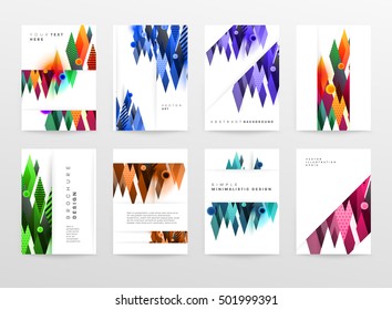 Geometric background Template for covers, flyers, banners, posters and placards, may be used for presentations and book covers, EPS10 vector illustration