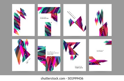 Geometric background Template for covers, flyers, banners, posters and placards, may be used for presentations and book covers, EPS10 vector illustration