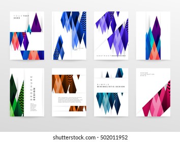 Geometric background Template for covers, flyers, banners, posters and placards, may be used for presentations and book covers, EPS10 vector illustration