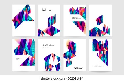 Geometric background Template for covers, flyers, banners, posters and placards, may be used for presentations and book covers, EPS10 vector illustration