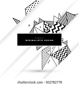 Geometric background Template for covers, flyers, banners, posters and placards, may be used for presentations and book covers, EPS10 vector illustration