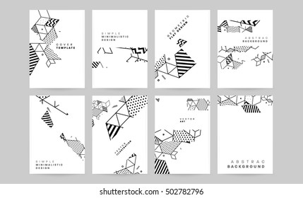 Plantilla de fondo geométrico para cubiertas, volantes, pancartas, carteles y carteles, puede utilizarse para presentaciones y portadas de libros, ilustración vectorial EPS10
