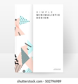 Geometric background Template for covers, flyers, banners, posters and placards, may be used for presentations and book covers, EPS10 vector illustration