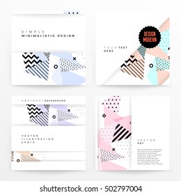 Modelo geométrico para capas, folhetos, banners, cartazes e cartazes, pode ser usado para apresentações e capas de livros, ilustração vetorial EPS10
