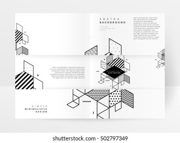 Geometric background Template for covers, flyers, banners, posters and placards, may be used for presentations and book covers, EPS10 vector illustration