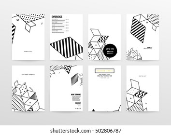 Geometric background Template for covers, flyers, banners, posters and placards, may be used for presentations and book covers, EPS10 vector illustration