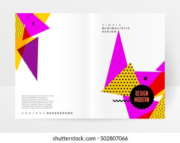 Geometric background Template for covers, flyers, banners, posters and placards, may be used for presentations and book covers, EPS10 vector illustration