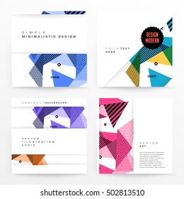 Plantilla de fondo geométrico para cubiertas, volantes, pancartas, carteles y carteles, puede utilizarse para presentaciones y portadas de libros, ilustración vectorial EPS10