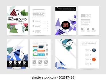 Geometric background Template for covers, flyers, banners, posters and placards, may be used for presentations and book covers, EPS10 vector illustration