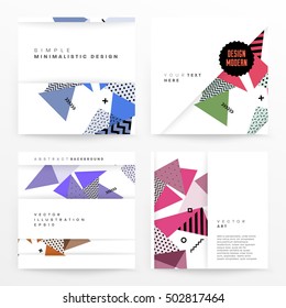 Geometric background Template for covers, flyers, banners, posters and placards, may be used for presentations and book covers, EPS10 vector illustration