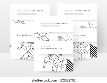 Geometric background Template for covers, flyers, banners, posters and placards, may be used for presentations and book covers, EPS10 vector illustration