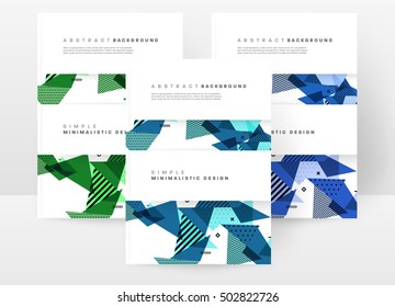 Geometric background Template for covers, flyers, banners, posters and placards, may be used for presentations and book covers, EPS10 vector illustration