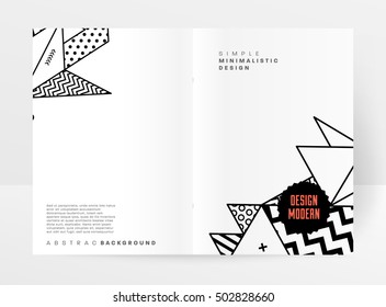 Geometric background Template for covers, flyers, banners, posters and placards, may be used for presentations and book covers, EPS10 vector illustration